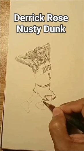 Quick draw Derrick Rose nusty Dunk | Art Kilig