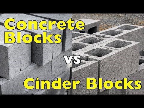 Concrete Blocks vs. Cinder Blocks: What's the Difference?