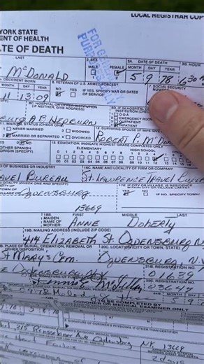 Why pay to pull 1970s death certificates? Examples of special information on the sheets #Genealogy ￼