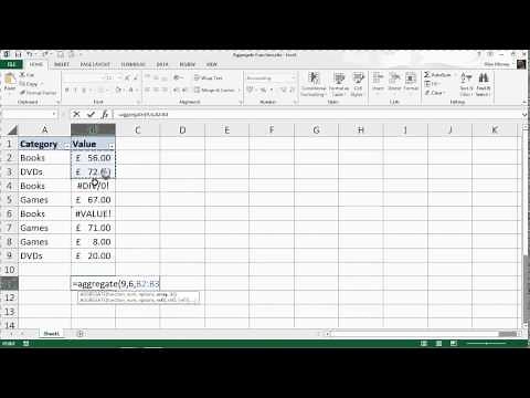 Learn the AGGREGATE Function in Excel
