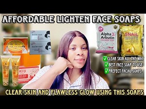 Best and affordable lightening facial soap+flawless face soaps that helps to lighten the skin fast✨
