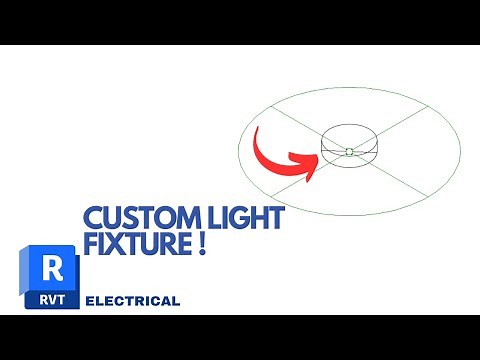 REVIT MEP 3D Hosted Lighting Fixture (Family Editor)