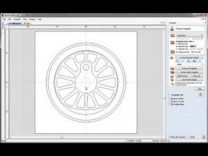 Vectric V8 Tutorials - Loco Wheel 2D Toolpathing