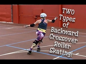 The TWO types of Backward Crossover Skating!