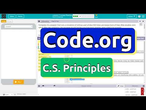 Code.org Lesson 7.4A Loops Practice | Tutorial with Answers | Unit 5 CS Principles
