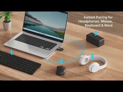 BrosTrend AX900 WiFi 6 and Bluetooth 5.4 Combo USB Adapter, One Adapter, Two Upgrades