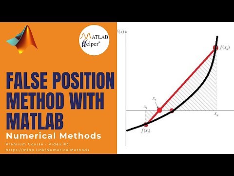 False Position Method with MATLAB | ‪@MATLABHelper‬ Numerical Methods