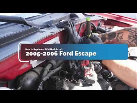 How to Replace PCM Module on 2005-2006 Ford Escape/Mercury Mariner/Mazda Tribute