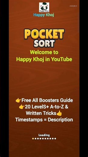 Pocket Sort: Coin Merge Puzzle ⚔️ Win Pocket Sort Easily! Levels 1-20 Noob to Pro Guide #Shorts
