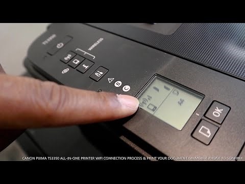 CANON PIXMA TS3350 PRINTER WIFI CONNECTION PROCESS & PRINT YOUR DOCUMENT ON MOBILE PHONE
