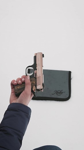 The Micro 9 Rose Gold has everything you can ask for in a concealed carry- and it looks good too! | Kimber