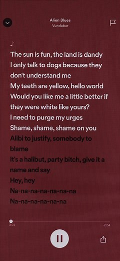 Purging Urges: Alien Blues Song Edit