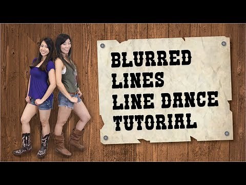 Blurred Lines - Country Line Dancing Tutorial for Beginners