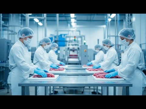 “Inside the Modern Beef Processing Plant – Full Step by Step Factory Process Explained”