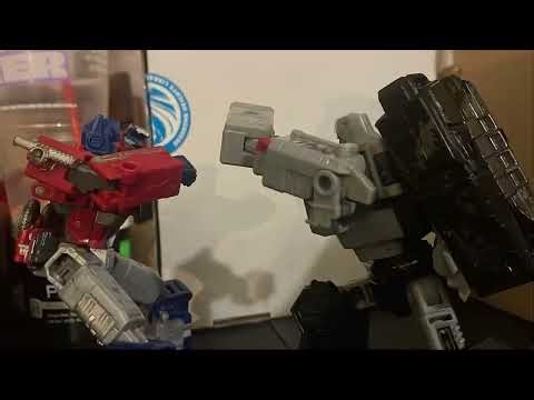Transformers stop motion test sound from transformers combining wars
