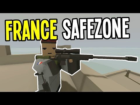 Unturned - MILITARY ISLAND SAFEZONE - Unturned France Map Playthrough - Episode 2