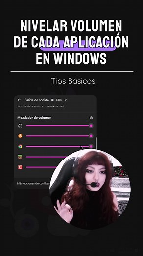 Nivelar volumen de cada aplicación en Windows. 🔈 #windows #tips #windows10 #windows11 #tutorial #geektok #apps