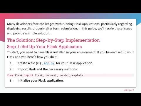 How to Create a Web Form Using Python and Flask on PythonAnywhere