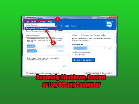 Remotely Shutdown, Restart or Log Off any Computer