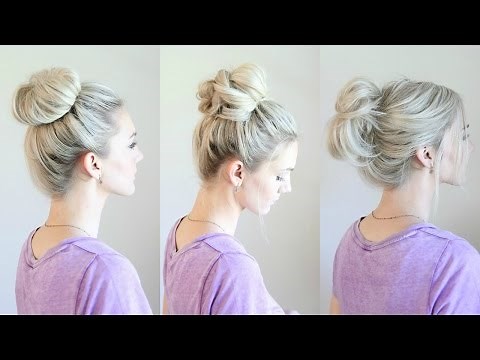 6 Easy Messy Buns