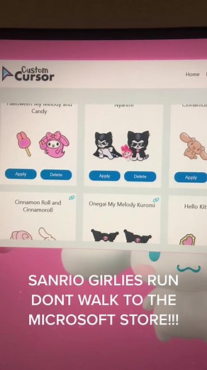 Custom Sanrio Cursors You Need for Your PC