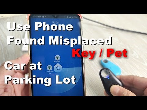 Bluetooth Smart Anti-Lost iTag Tracker Found Misplace Keys Wallet Mobile Phone - Setup & Trace