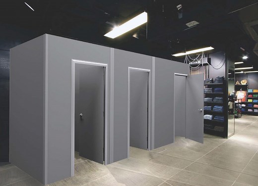 Modular Fitting Rooms