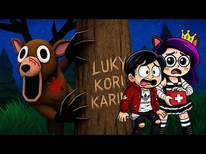 I BECAME a KILLER with MY FAMILY in 99 Nights in the Woods Roblox!