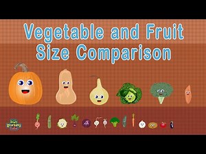 Vegetable Song Size Comparison