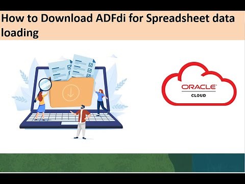 Oracle Fusion Cloud Download ADF Desktop Integrator Installer