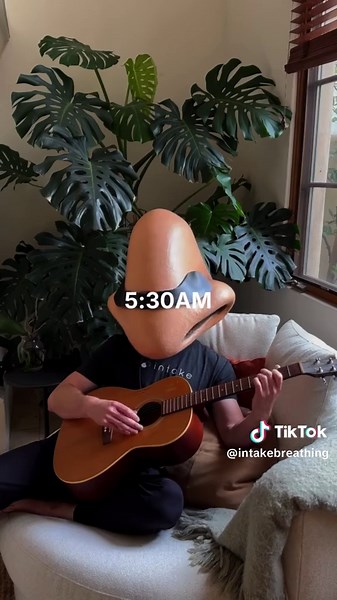 We're finding some pretty outrageous morning routines.... check this dude out! #whoisnostrildamus #intakebreathing #fyp