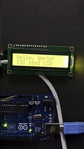 16×2 LCD with I2C Module on Arduino #arduino #arduinoproject #programming