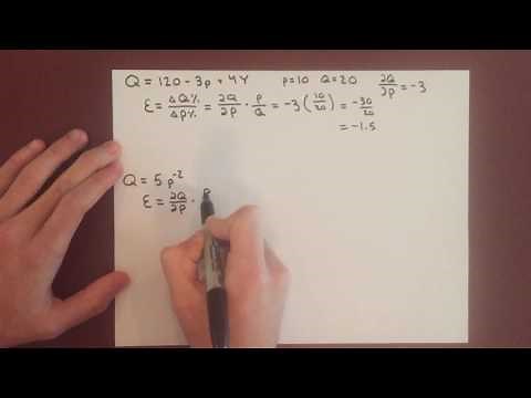 Microeconomics: Elasticity Using Calculus