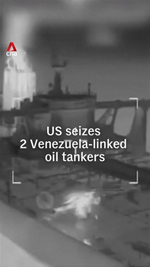 The United States seized two Venezuela-linked oil tankers in the Atlantic on Wednesday (Jan 7), including a Russian-flagged vessel that US forces had pursued for weeks. The seizures are part of President Donald Trump's aggressive push to dictate oil ⁠flows in the Americas and force Venezuela's socialist government to become an ally. | CNA