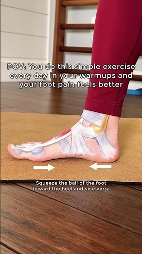 How to strengthen feet at home with short foot exercise #shorts