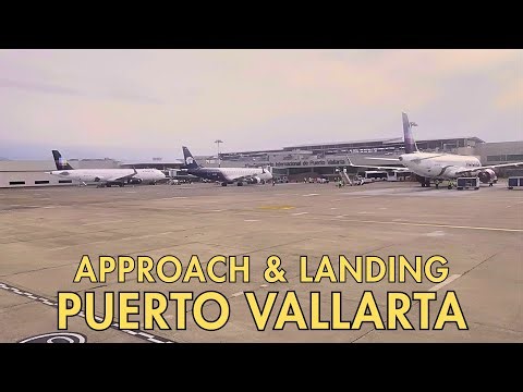 Flying Through the Clouds: Approach & Landing at Puerto Vallarta Airport (PVR) Dec 2025