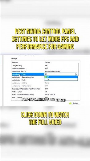 Best NVIDIA Control Panel Settings to Get More FPS for Gaming
