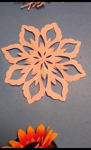 Begin your Creative paper cutting journey! Easy and beautiful craft idea! #shorts