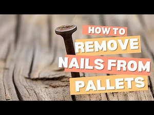 The BEST way to remove broken nails from pallet wood