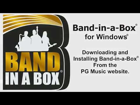 Band-in-a-Box® for Windows® - Access and Installation Tutorial