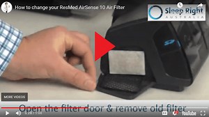 Changing your CPAP filter - it's a good idea