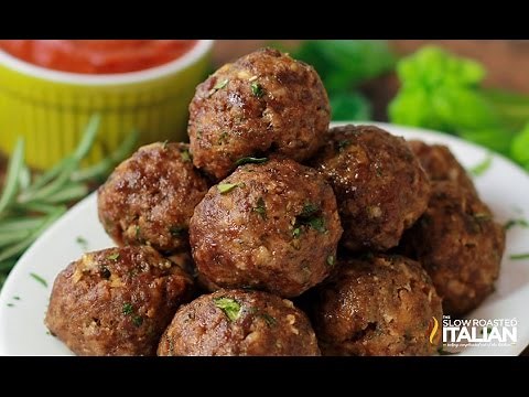 Oven Baked Meatballs