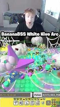 BananaBSS White Hive Arc 🔥 (Future Top 1 BSS Player Bee Swarm Simulator Roblox)