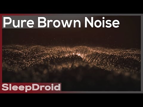 ► Brown Noise Sounds for 10 hours WITH VIDEO ~ Tinnitus Relief/Masking, Studying, or Sleeping