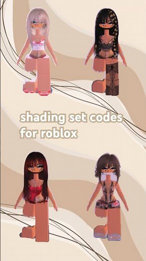 roblox shading set codes #roblox #baysideonline #robloxcodes #bayside #robloxoutfitcodes #fitcodes