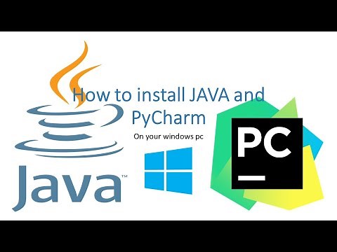 How to install JAVA and PyCharm