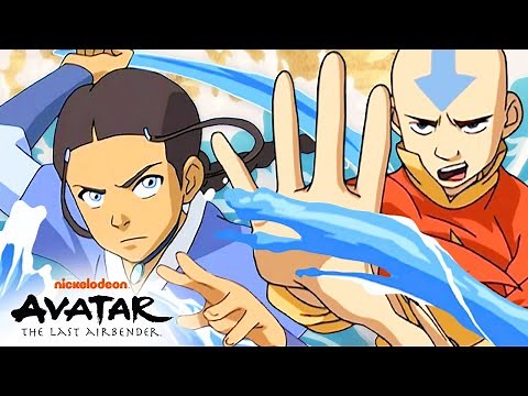 Katara & Aang's Waterbending Power Hour! | Avatar: The Last Airbender