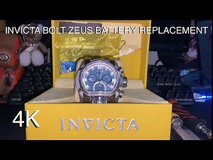 Invicta Bolt Zeus Magnum Battery Replacement