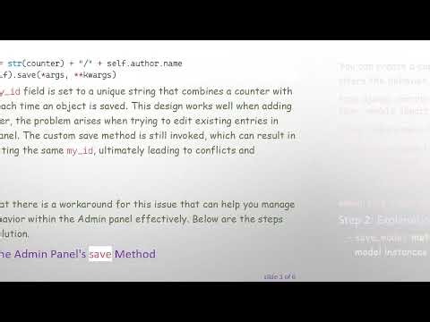 Resolving Save Method Conflict in Django Admin
