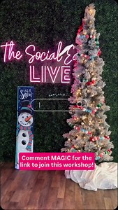 When you sign up, get instant access in your member library so you can go back and watch them whenever it’s convenient for you!🎄 Plus, you’ll have lifetime access to all lessons so you can paint at your own pace.💕 | The Social Easel